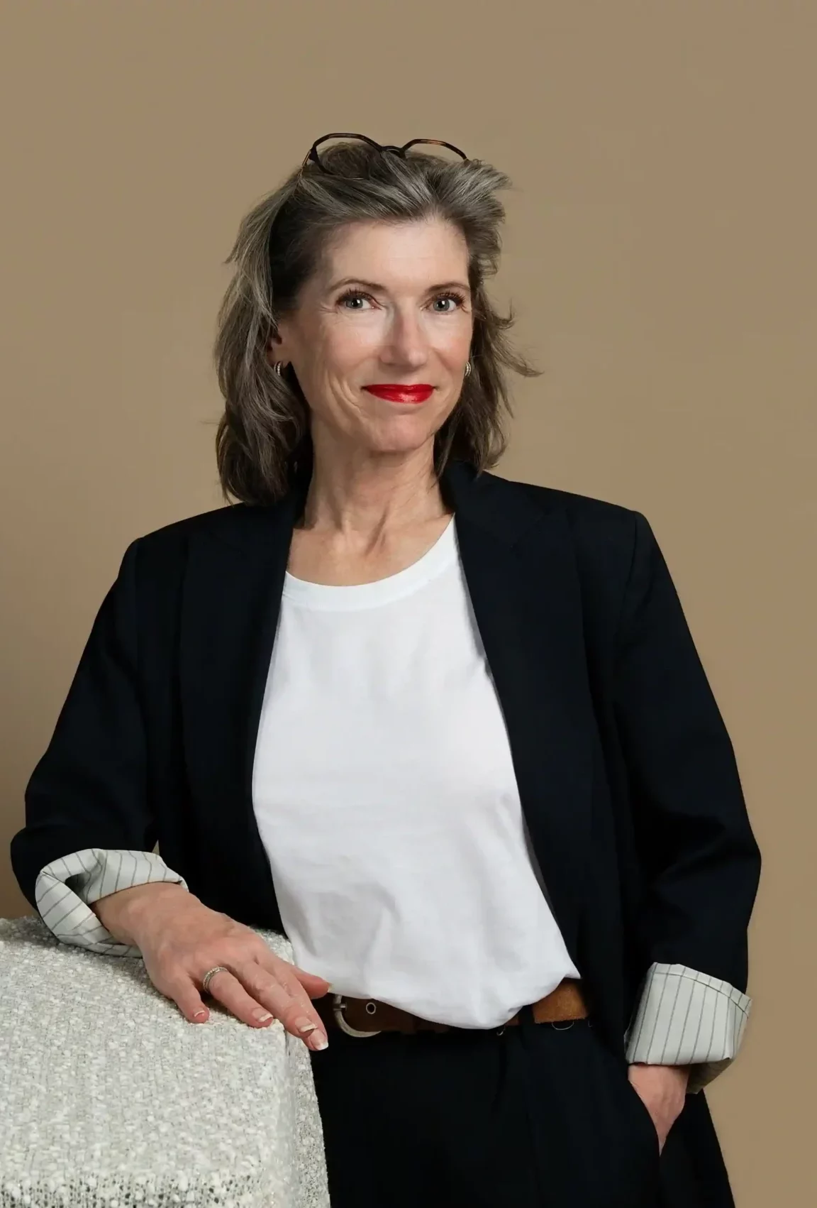 Cécile Perrier - Fondatrice de CP Recrutement spécialisée dans le recrutement des membres du CODIR. Créatrice de la méthode C.O.D.I.R. - portrait cp sonia blanc photographe
