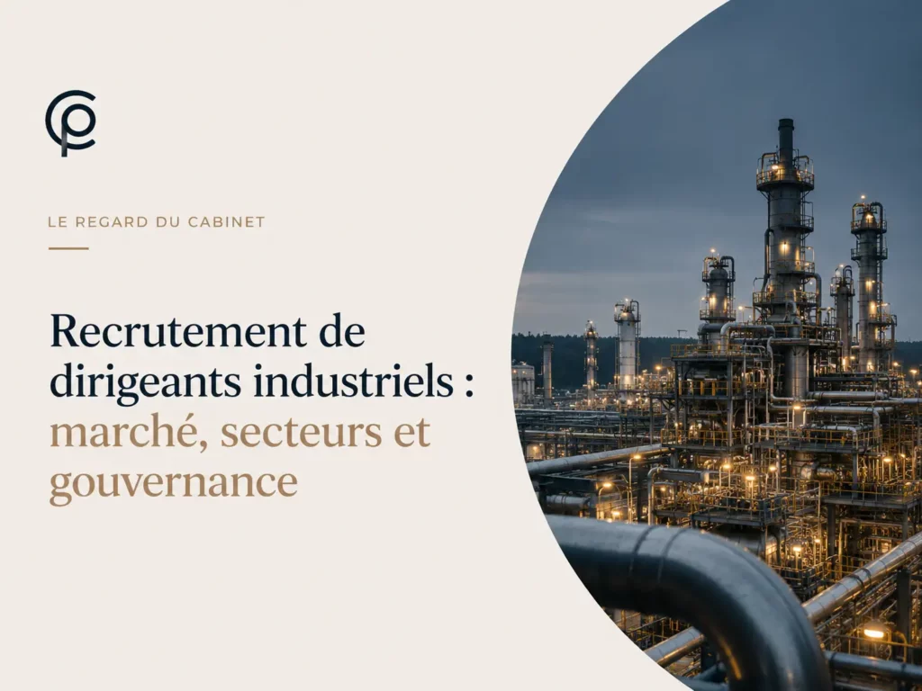 recrutement de dirigeants industriels marché secteurs et gouvernance - cprecrutement.fr