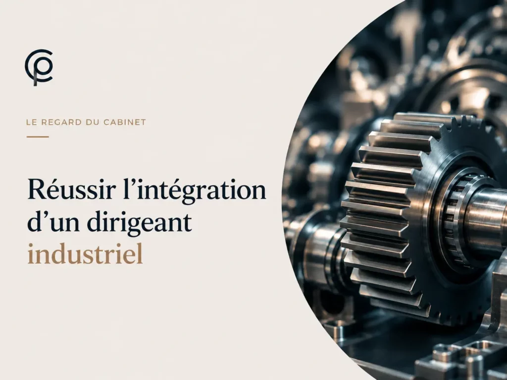 réussir l'intégration d'un dirigeant industriel - cprecrutement.fr